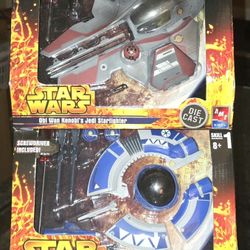 2005 ERTL Jedi Starfighter & Trifighter NEW
