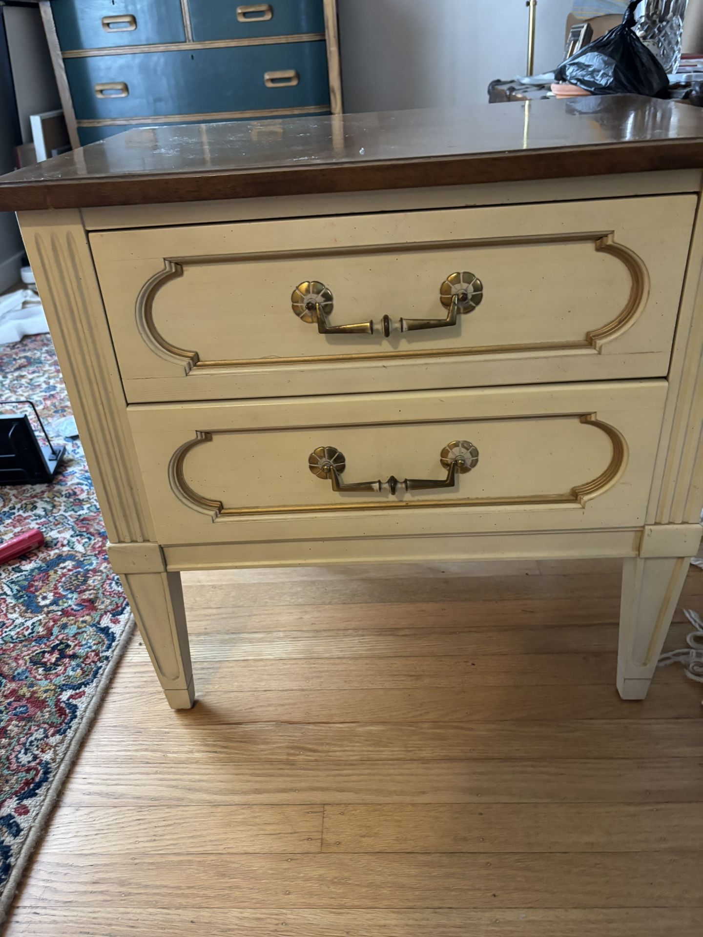 Reduced Price! MCM Solid Wood Nightstand / End Table