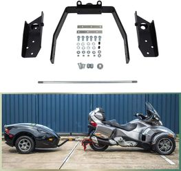 NIXFACE Upgraded Trailer Hitch Receiver Mount Kit Fit for 2008-2020 Can-Am Spyder RT, RS, ST, GS, F3-T #1675DR3