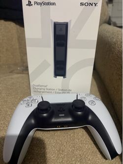 PlayStation 5 controller with charging station