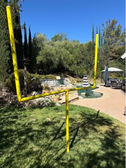 Football equipment party goal post