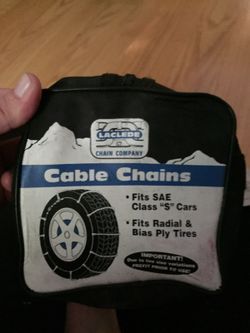Tire cable chains