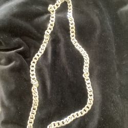 925 (Italy) Sterling Silver Chain Necklace