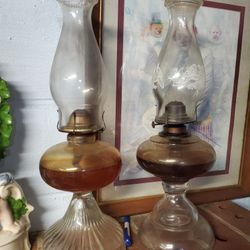 Antique Oil Lamps 3 Available 