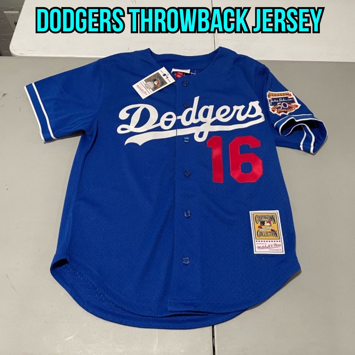 Mlb Mitchell And Ness Authentic Hideo Nomo Los Angeles Dodgers