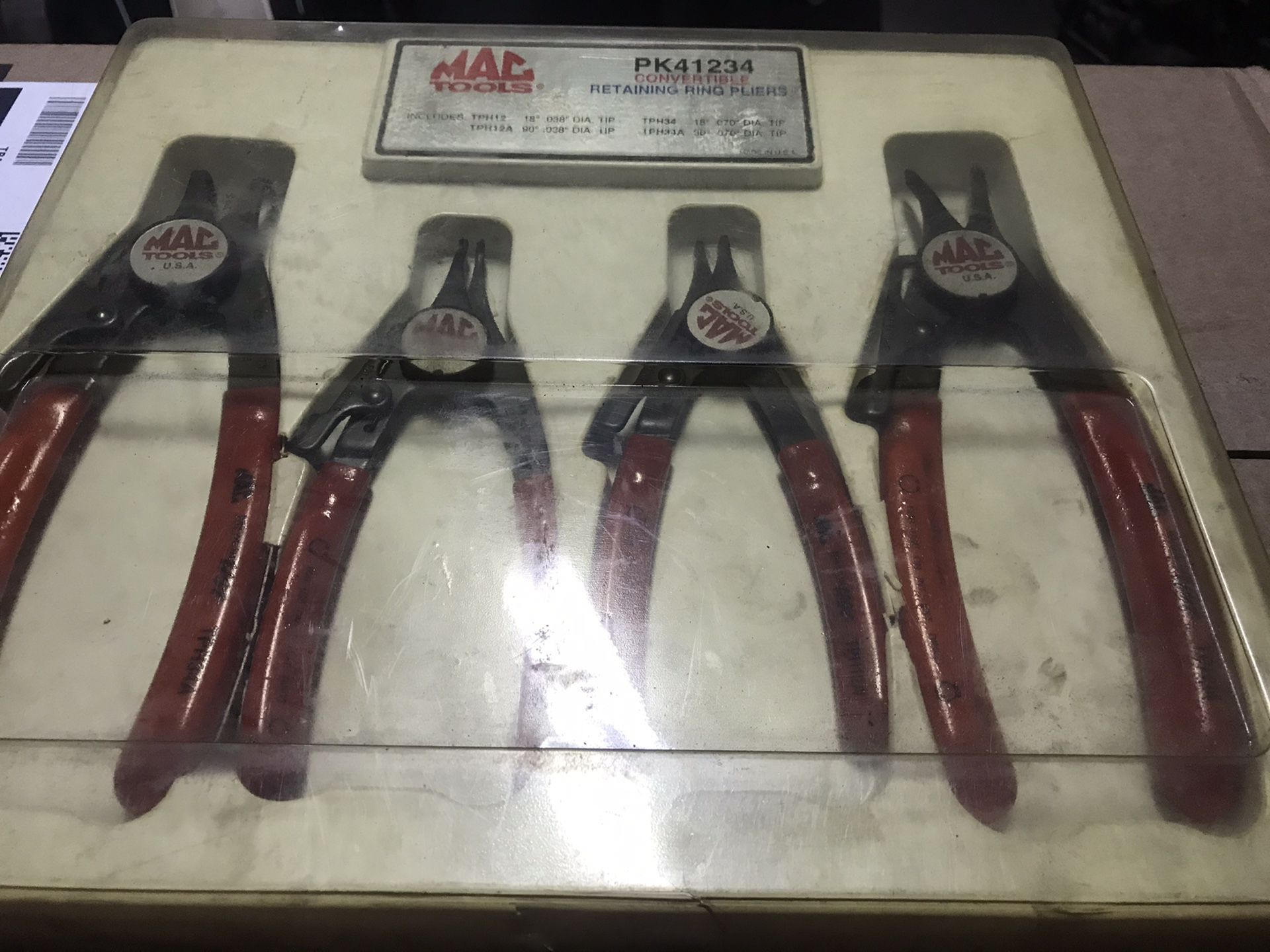 Retaining Ring Pliers- MAC Tools