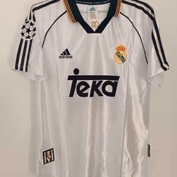 Real Madrid 1999 Vintage Jersey, Raul, Size L (ALL SIZES AVAILABLE)