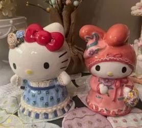 New Hello Kitty Or My Melody Ceramics Blue Sky Clayworks UFT / UFS