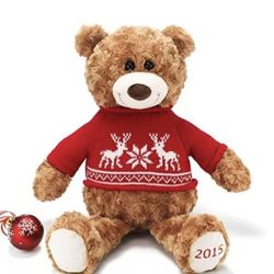 New Avon Holiday Christmas Plush Teddy Bear 