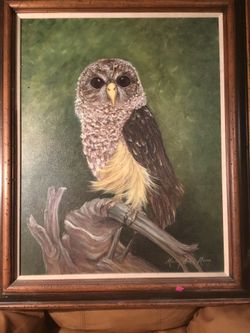 Oil on canvas painting