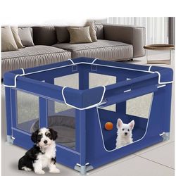 Puppy Dog Playpen Size 42x 42 X 25.6” Inch 