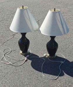 Lamps (2) For $30