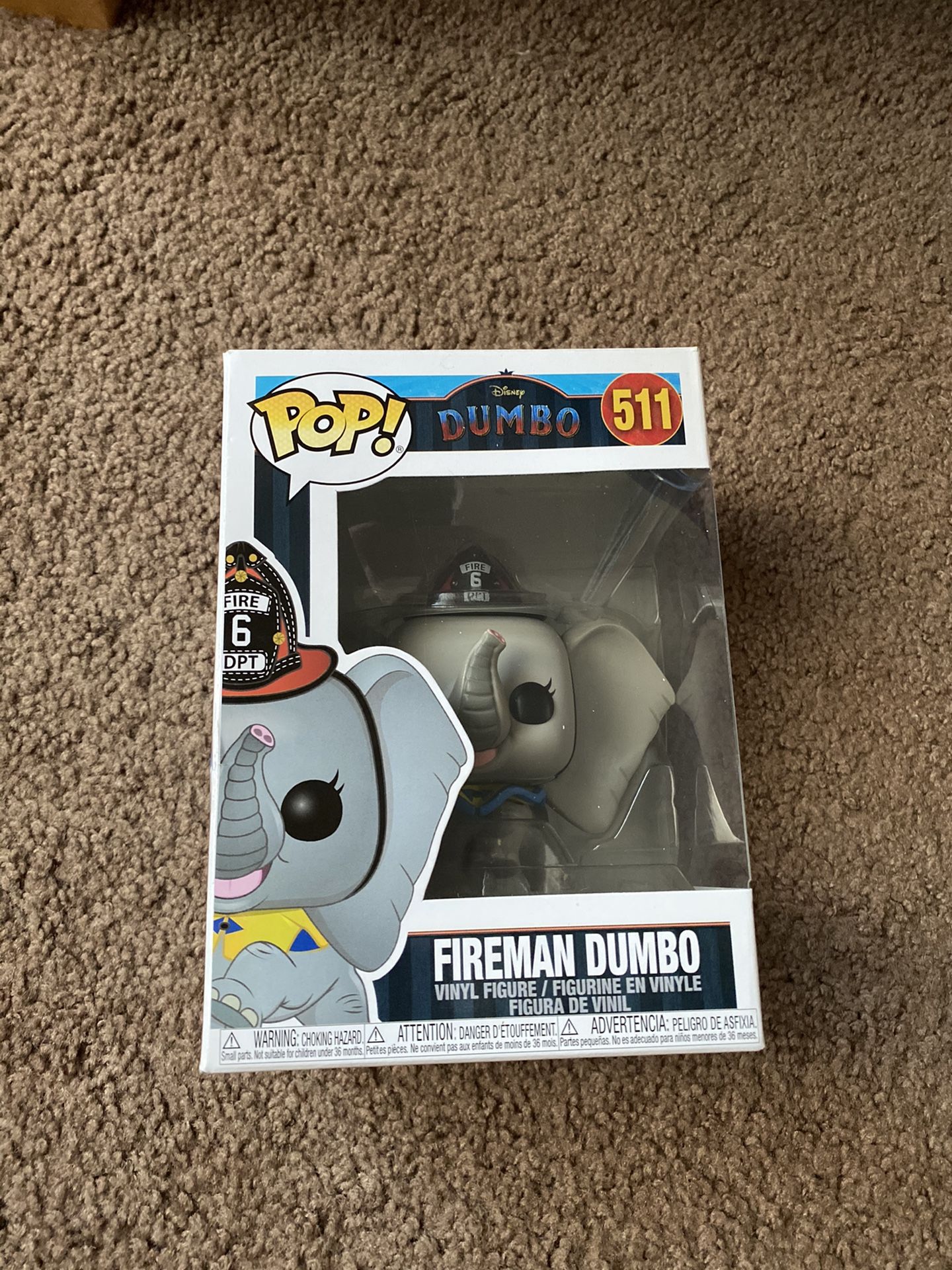 Disney Fireman Dumbo Funko POP