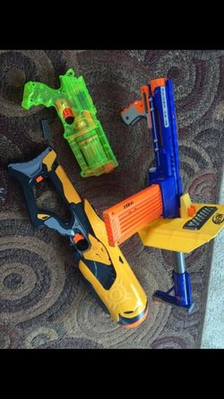 Ultimate Nerf Gun Collection w/Automatic Machine gun