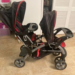 Sit And Stand Double Stroller 