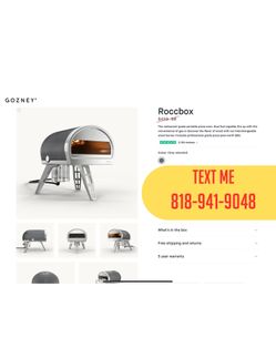 HOT DEAL: BRAND NEW GOZNEY ROCCBOX PIZZA OVEN!