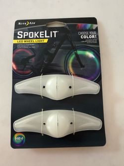 Bike spoke LED wheel lights