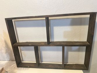 Wooden shelf