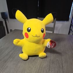 14" Pikachu Stuffed Animal Brand New With Tag 