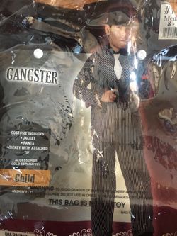 Child gangster costume