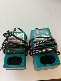 2 Makita chargers