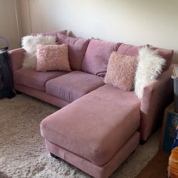 Pink Sectional 