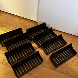 Multiple Storage Containers And Organizers, Metal, Plastic, Acrylic, Bins And Cubes