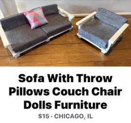 Doll Sofa Set - Pu 60630