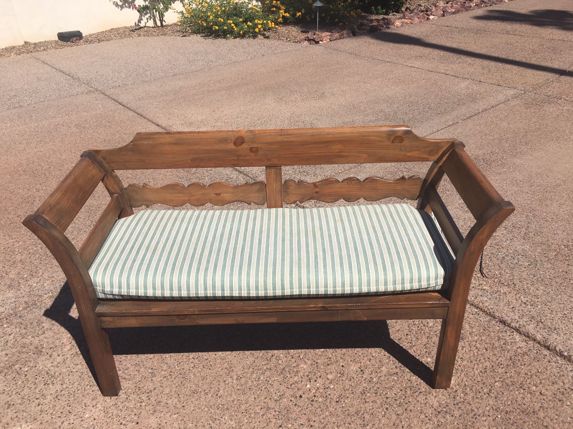 Ethan Allen Wooden Bench for Sale in Scottsdale, AZ OfferUp