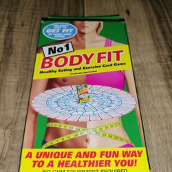 No.1 Body Fit: Healthy Eating & Exercise Card Game *Box Has Wear On It*