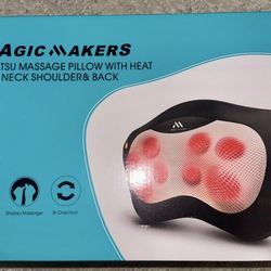 Shiatsu Heated Massage Pillow New In Box