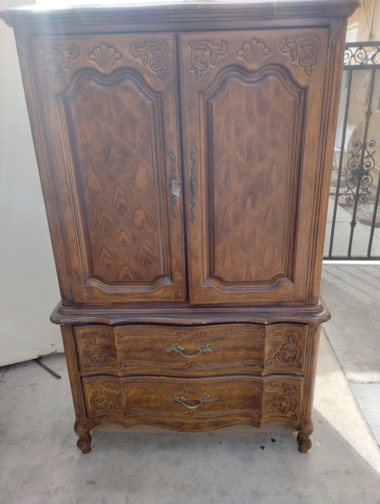 Vintage Bedroom Armoire 