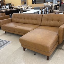 Genuine Leather Sectional Sofa ❣️🤍