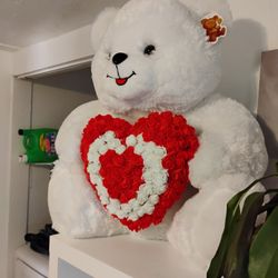 White Huge Teddy Bear 