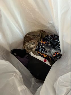 Bags of clothes