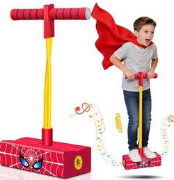 Pogo Stick Foam Pogo Jumper for Kids: Cool Toys for Boys 4-6, Outdoor Toys for Kids Ages 4-8, Toys for 3 4 5 6 7 8 Year Old Boys, 3+ Year Old Boy Gift