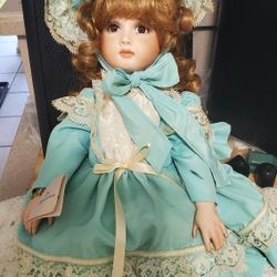 Victorian porcelain doll