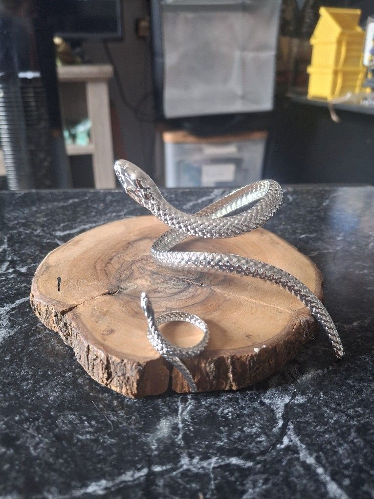 Snake Bracelet & Adjustable Ring