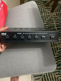 Pyl6 Zone Channel Speaker Switch Selector Switch Box