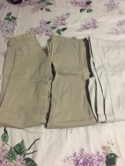 girl jean uniformes size 8