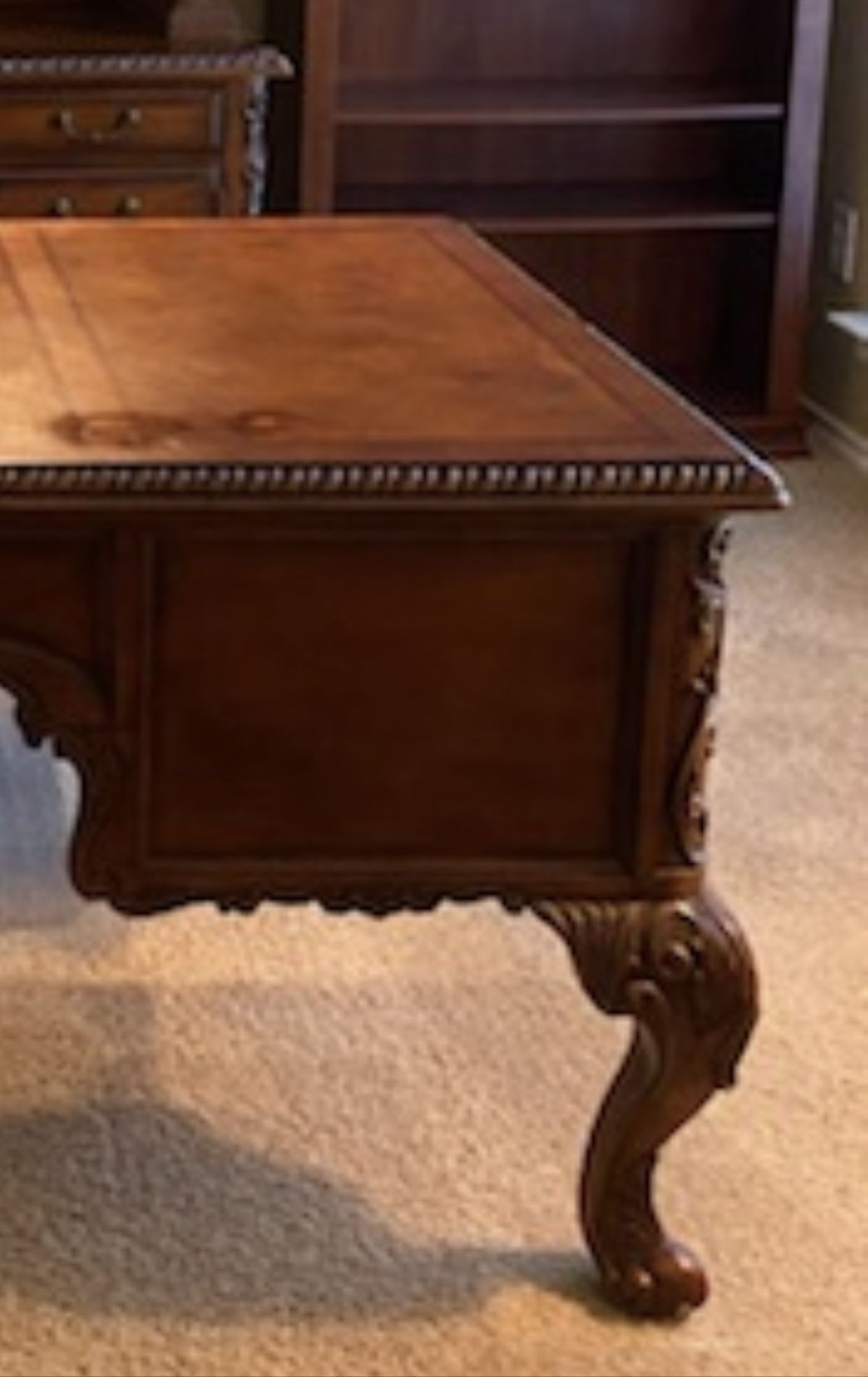 3 Piece Solid Wood Hooker Desk Set