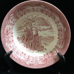 English Ironstone Red Vegetable Bowl
