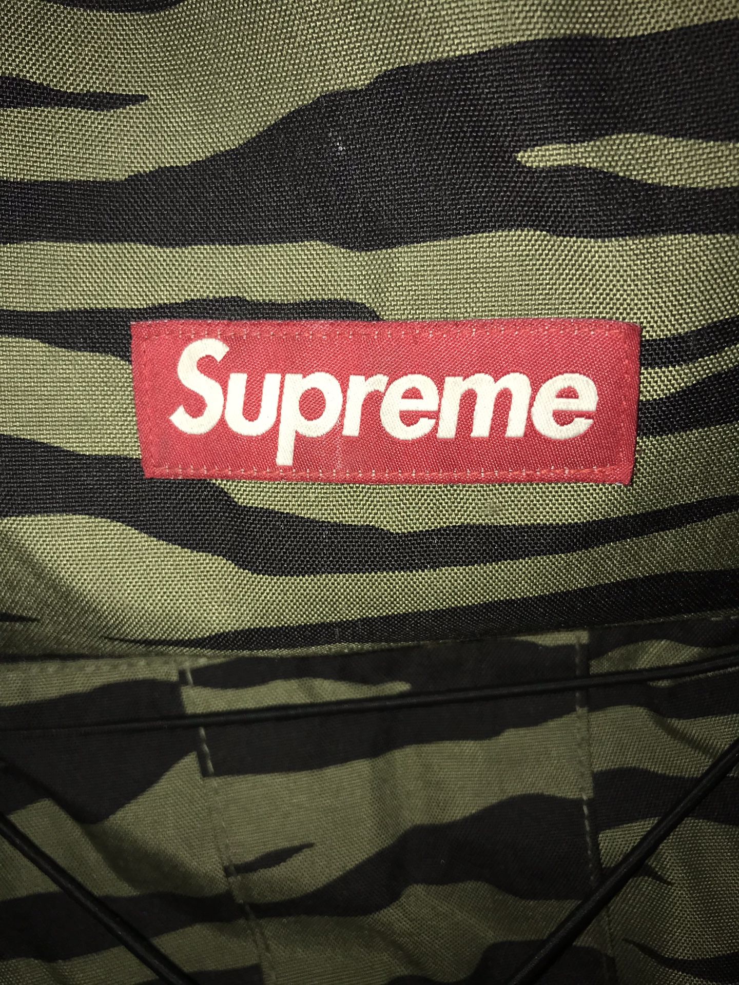 Supreme Cross 30 XXX Olive Zebra backpack box logo hoodie hat shirt