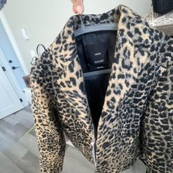 Mango Animal Print Jacket