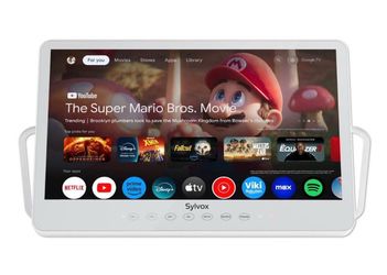 SYLVOX 15.6 inch Portable TV 10000 mAh smart Google TV 12V DC 1080P Waterproof