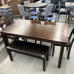 Furniture, Dining Table Tv Stand Coffee Table, Chest Dresser, Mirror, Nightstand