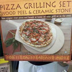 Pizza Stone Set And Wok Set