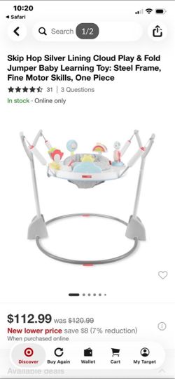 Skip Hop Silver Lining Cloud Play & Fold