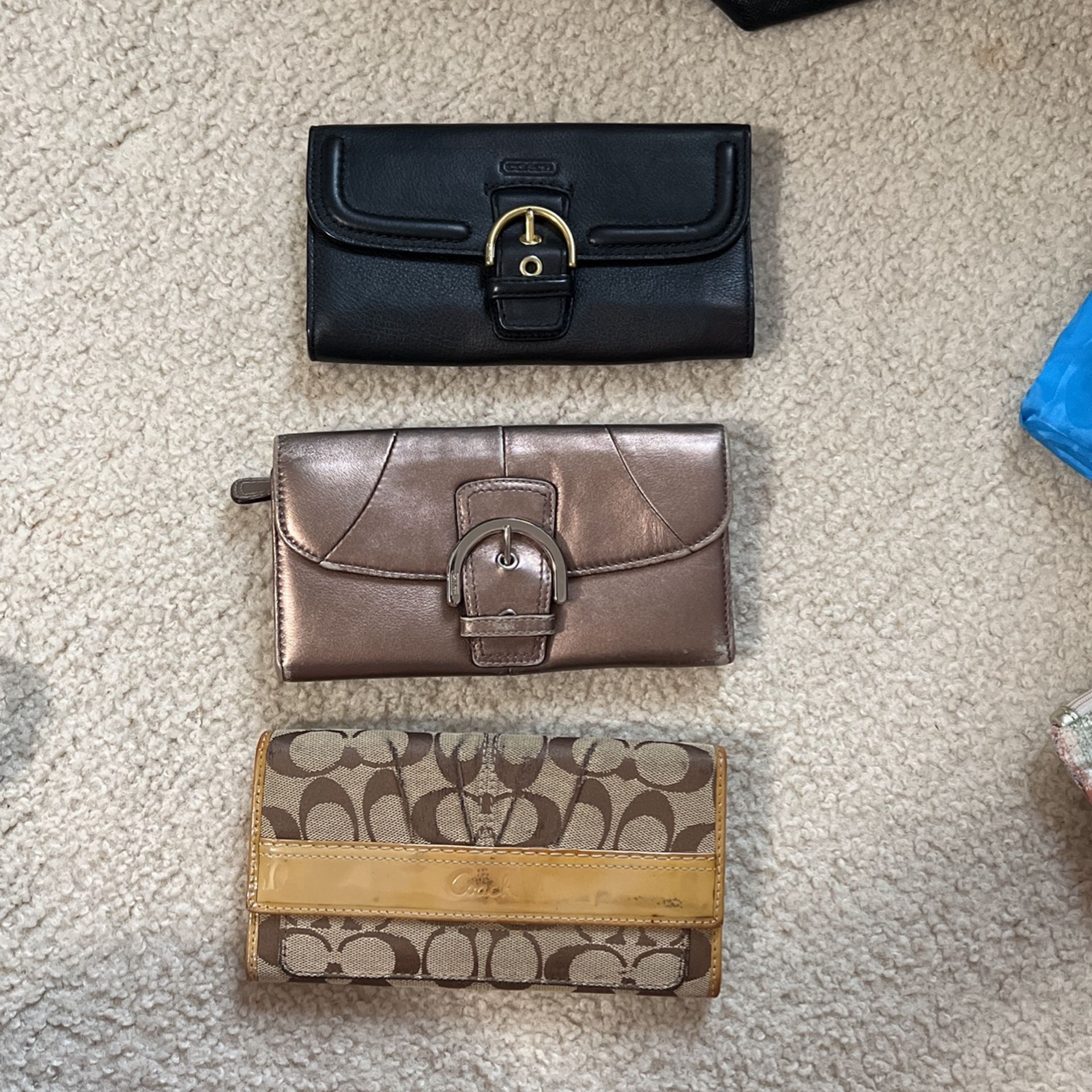 Authentic Coach Wallets