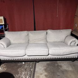 PALE GREY COUCH